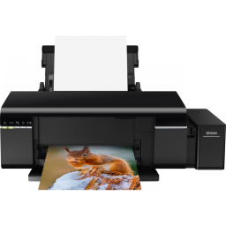 Принтер Epson L805, А4, Wifi, струйный, 6-ти цветный + заводская снпч (без чернил)